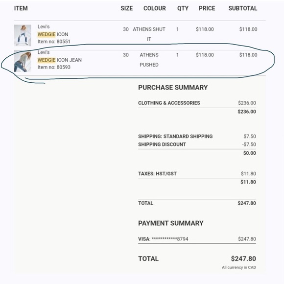 Levi’s Wedgie Icon - Picture 4 of 4